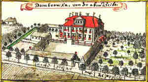 Domrowka, von der abendseite - Paac, widok z lotu ptaka od strony zachodniej